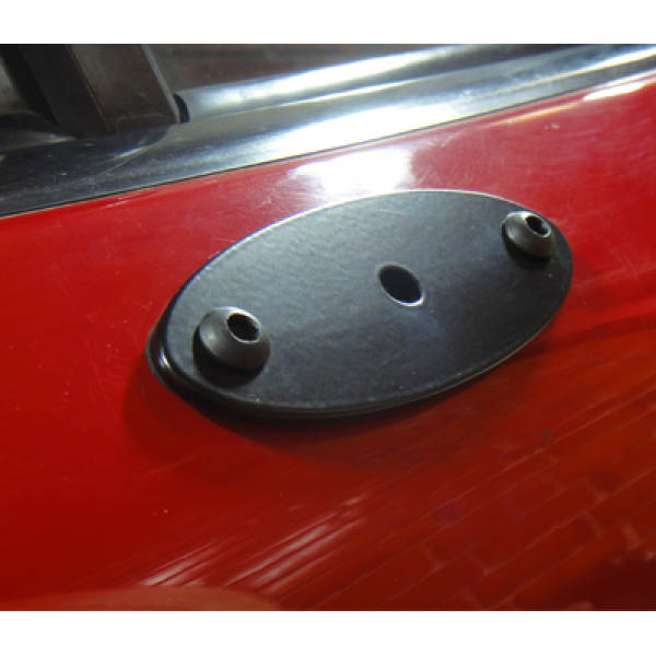 Side Mirror Mounts, Black, 7mm Mounting Hole