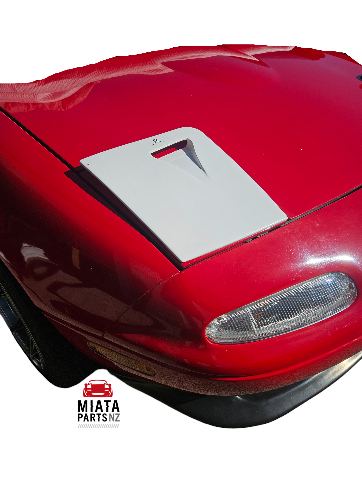 MX5 NA Fibreglass Vented Headlight Cover Flat