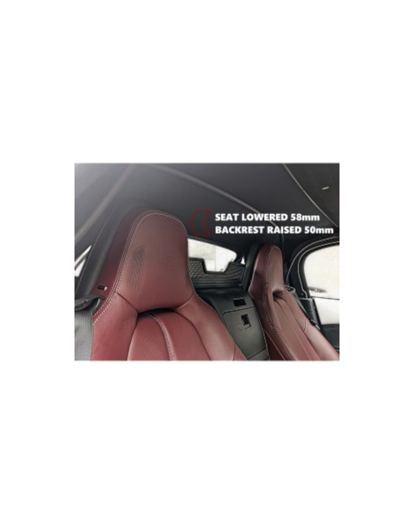 Backrest Raising Kit - MX5 Miata ND & Fiat Spider 124