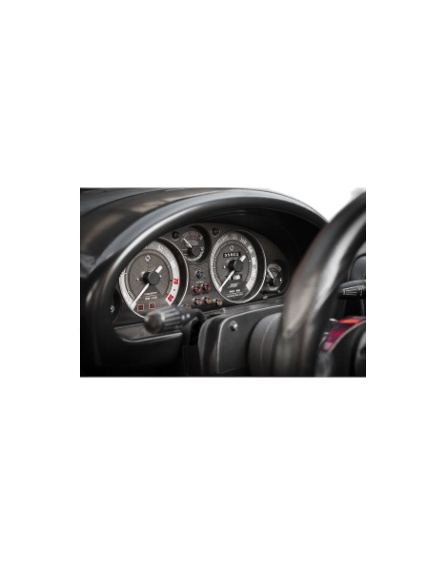 Classic Black Brushed Stainless Steel Gauge Faces NA