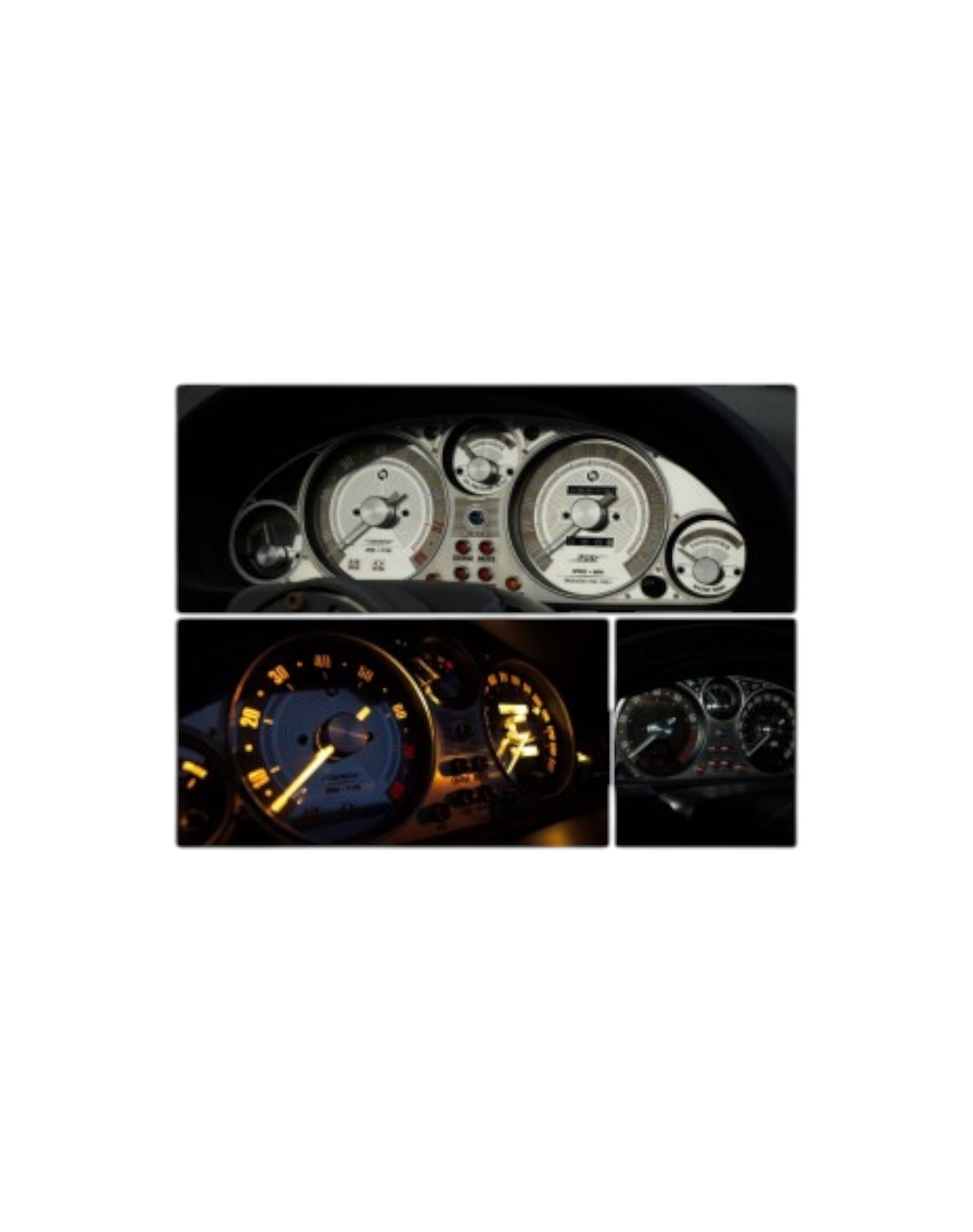 Classic Stainless Steel Gauge Faces MK1/NA