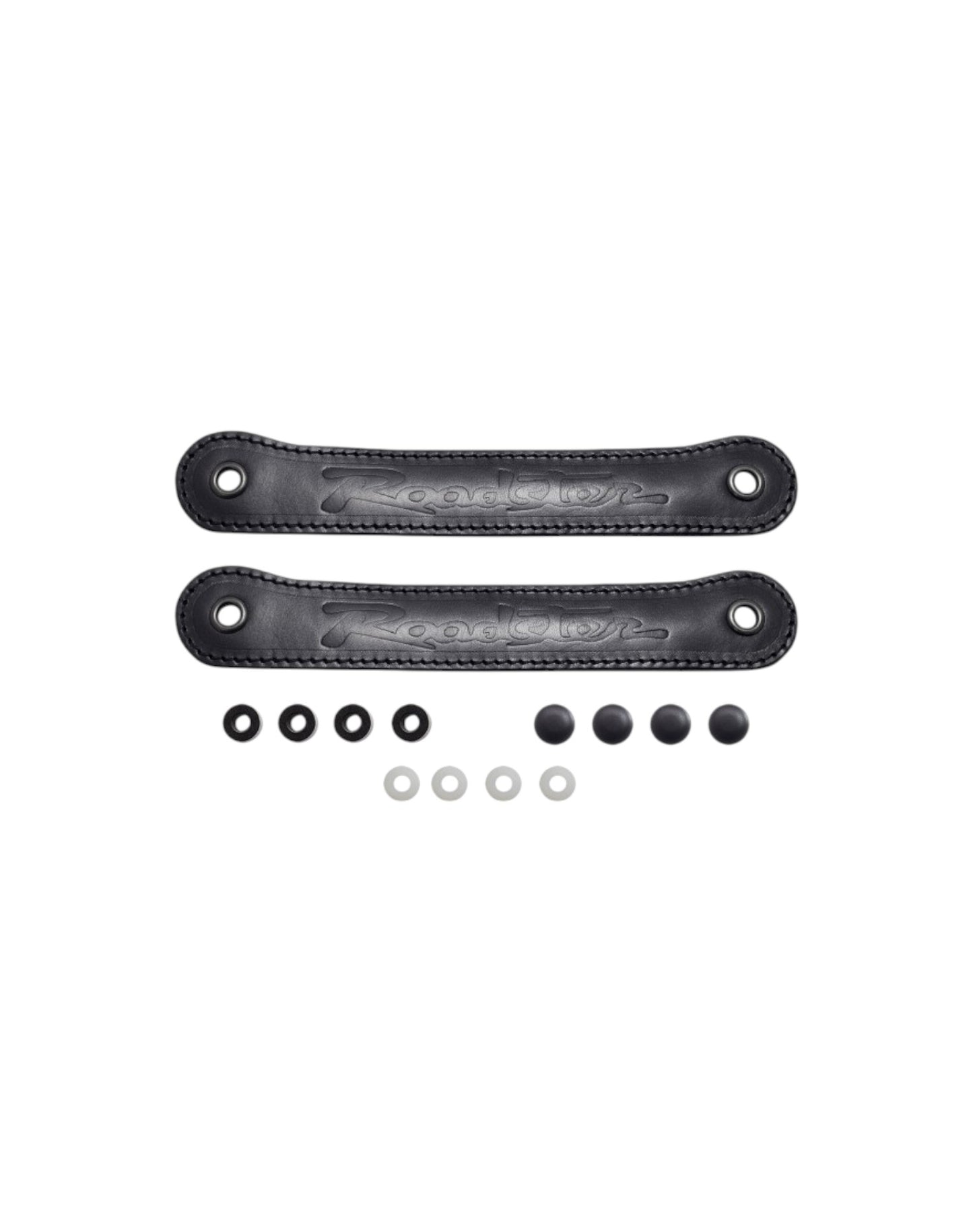 Door Pulls, Real Leather "Roadster " Embossing Stitched Design