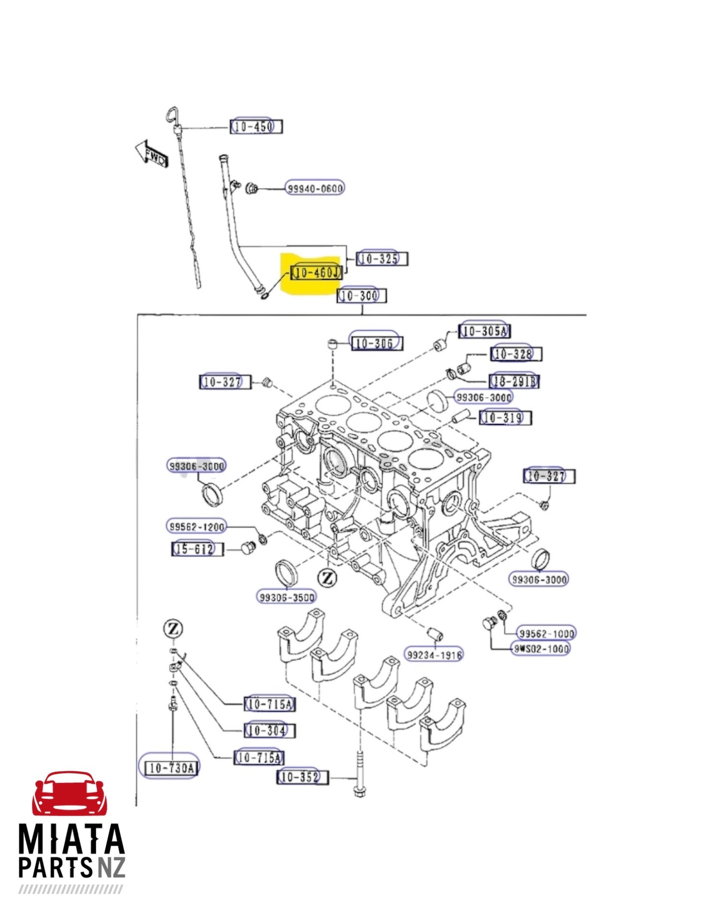 MX5 NA/NB Dipstick O Ring (New) (Genuine)