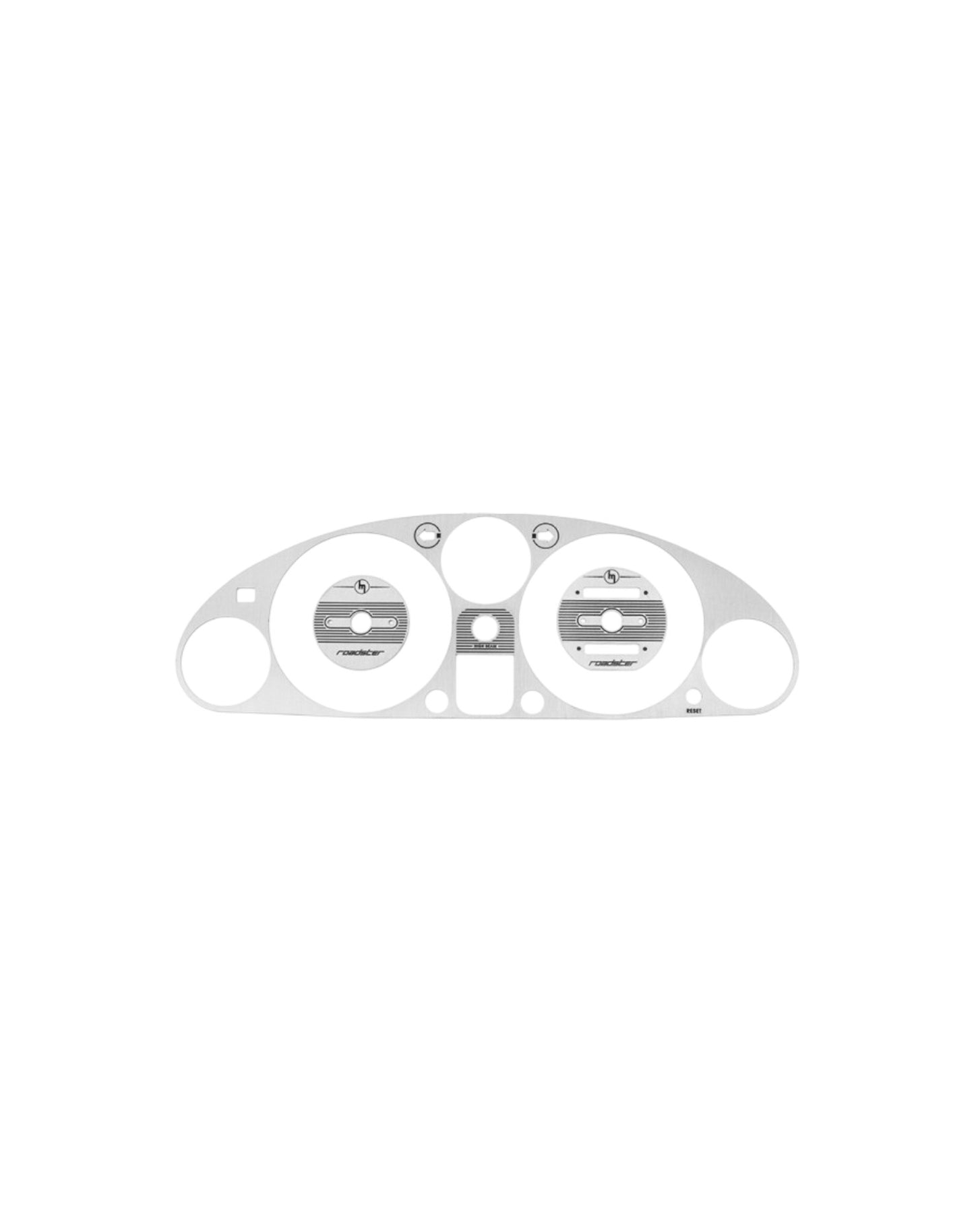 Instrument Cluster Bezel, Engraved , Stainless Steel, NA