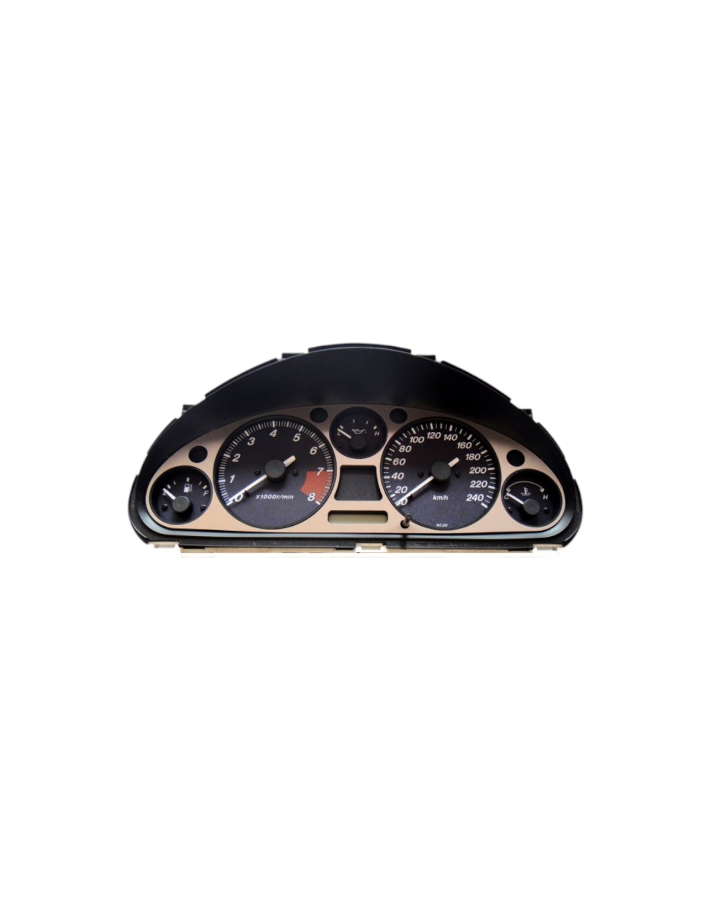 Instrument Cluster Bezel, Stainless Steel, NB