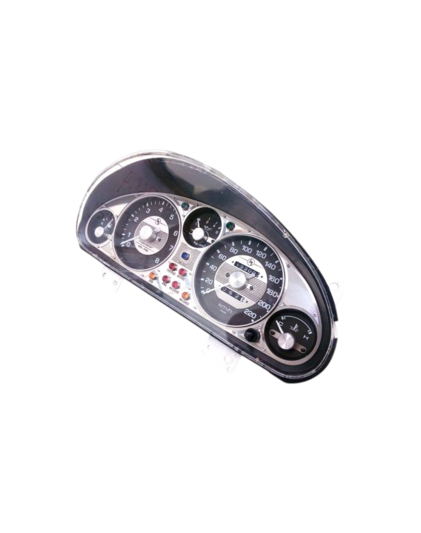 Instrument Cluster Bezel, Vintage Style ,Bi-Layer, Stainless Steel, NA
