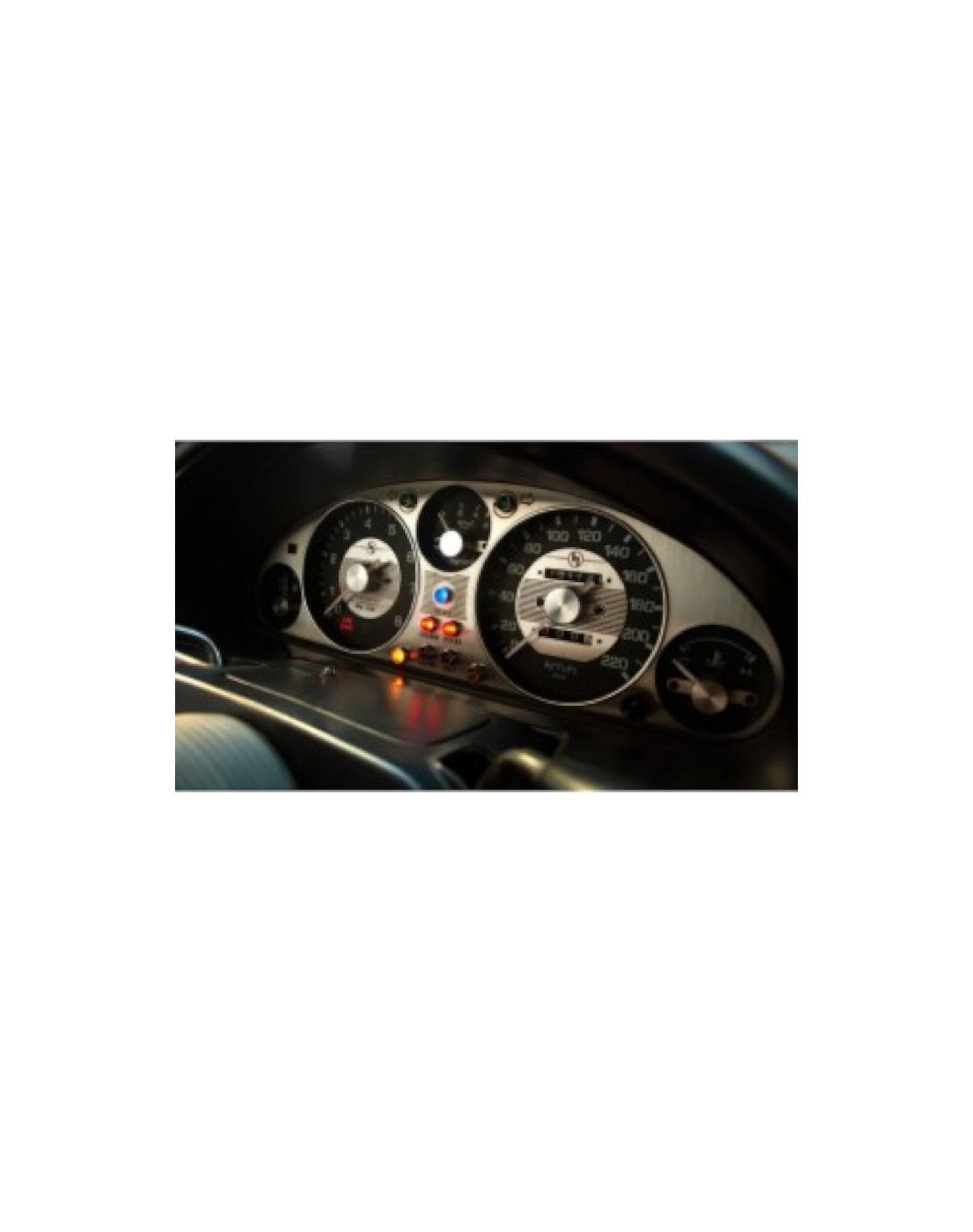 Instrument Cluster Bezel, Vintage Style, Stainless Steel, NA