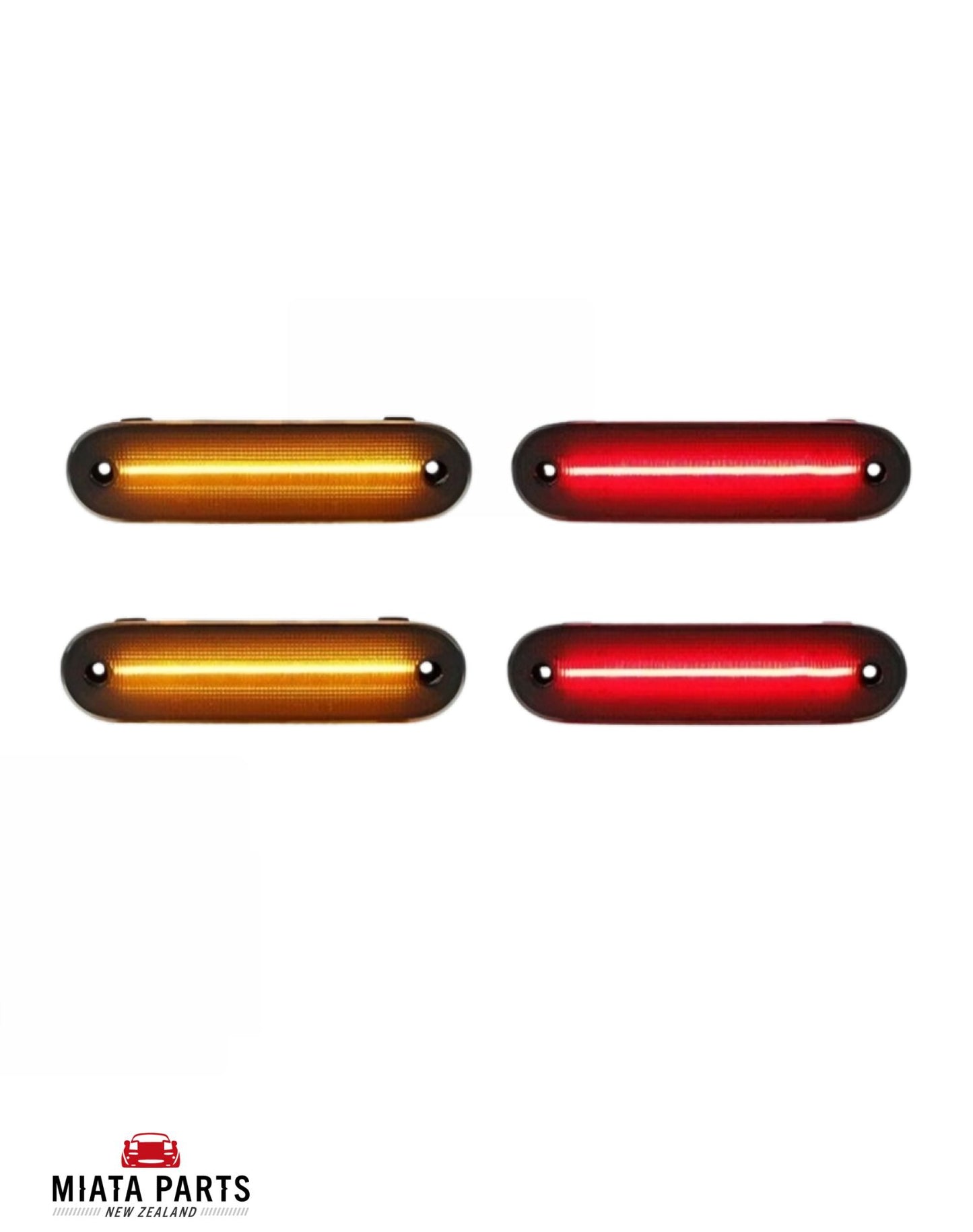 MX5 LED Smoked Bumper Reflectors