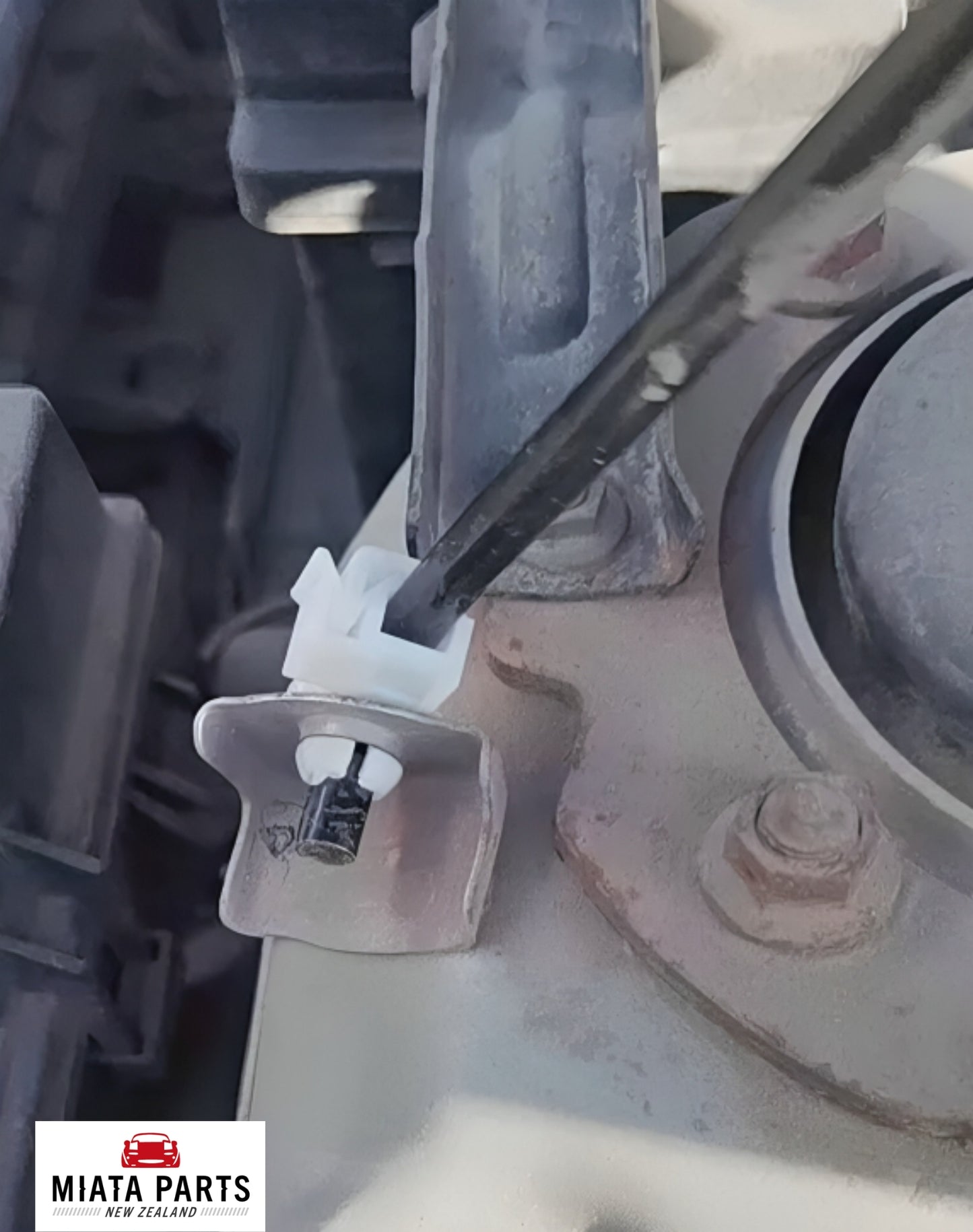 MX5 NA Bonnet Rod Holder #1