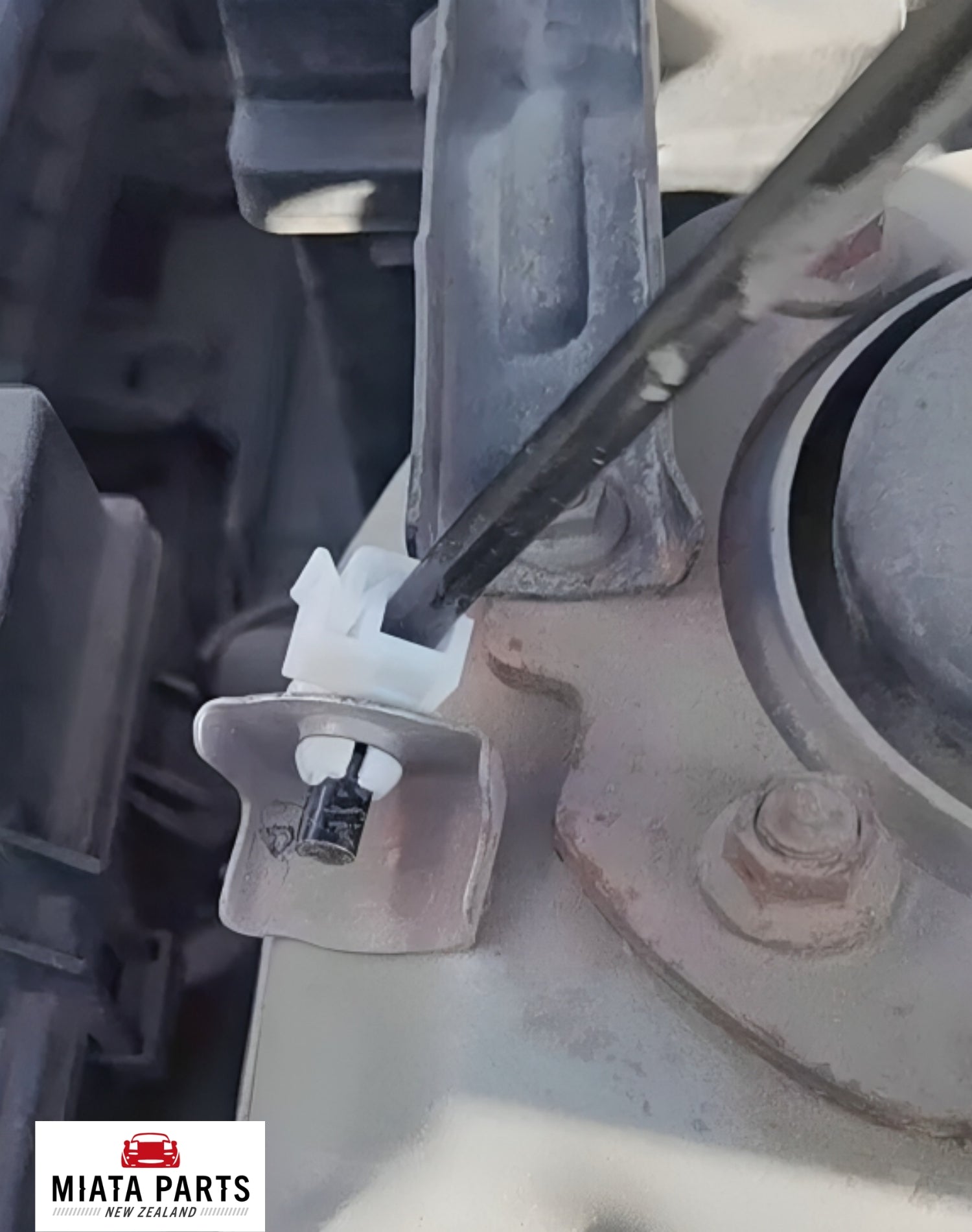 MX5 NA Bonnet Rod Holder #1