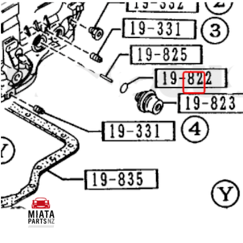 MX5 NA8 Auto Vacuum Diaphragm O Ring (New)