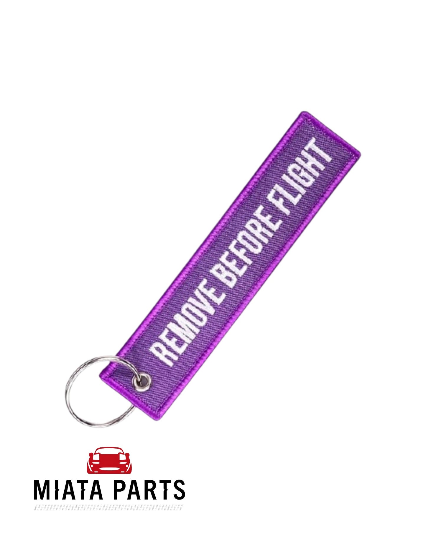 Remove Before Flight Keychain - Purple
