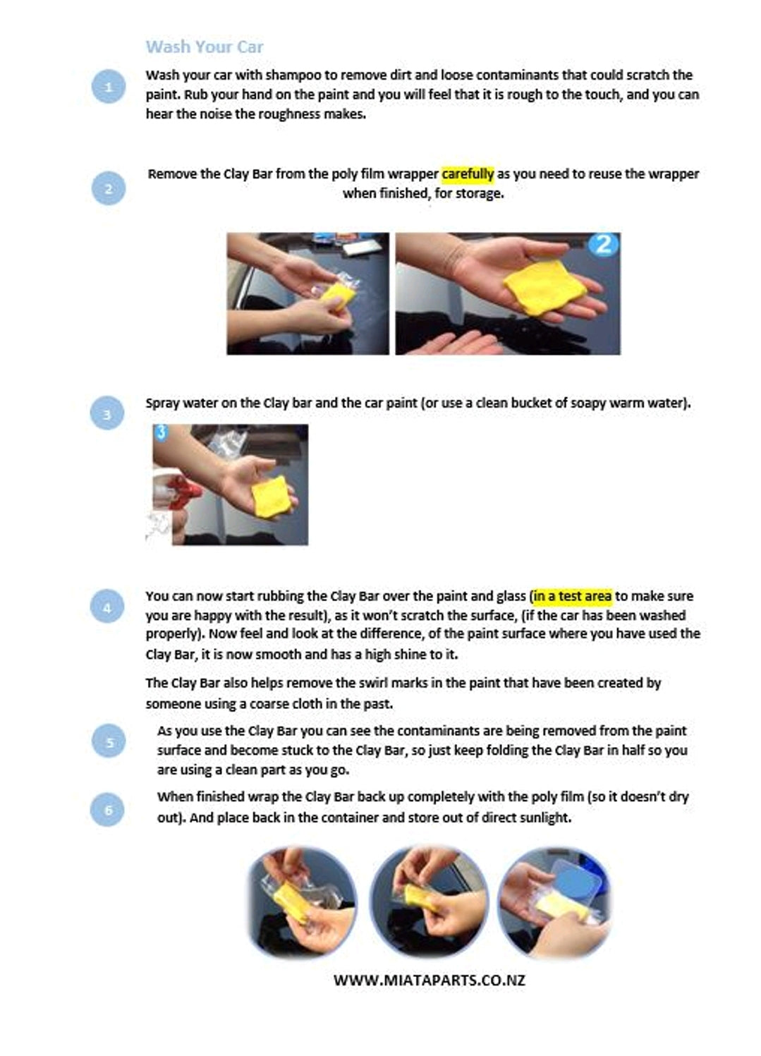 Clay Bar Car Cleaner