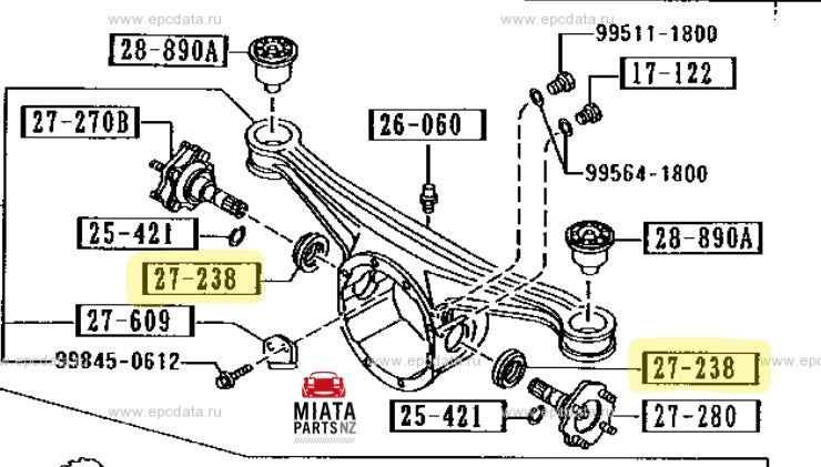 MX5 NC Axle Seal