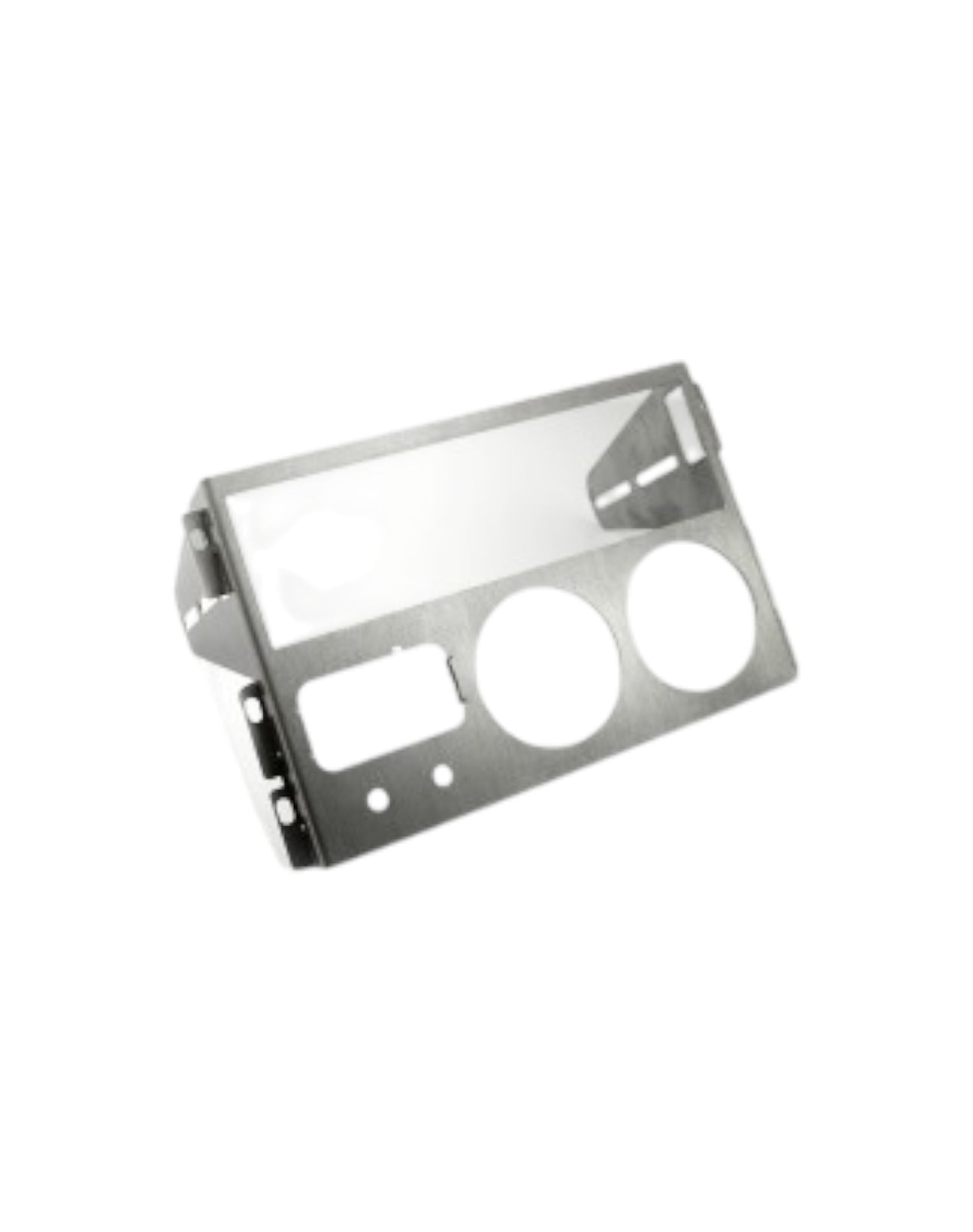 Stainless Radio Cage, 2 Gauges, 1 Mazda Switch, 2 Custom Switches