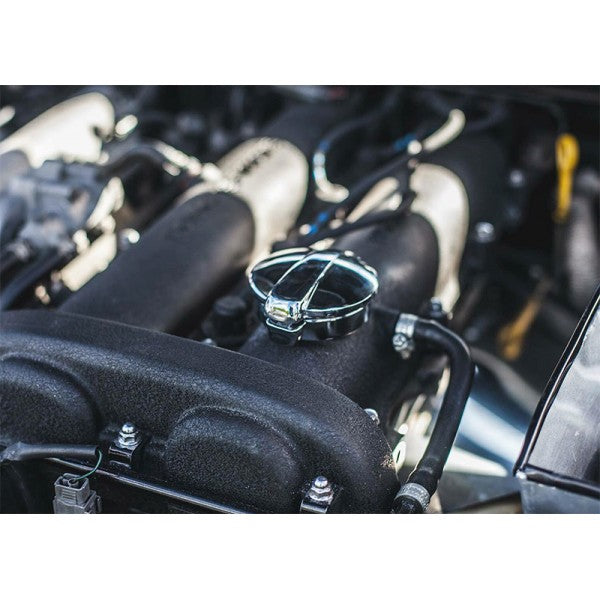 Classic Billet Aluminium Push to Open Oil Filler Cap