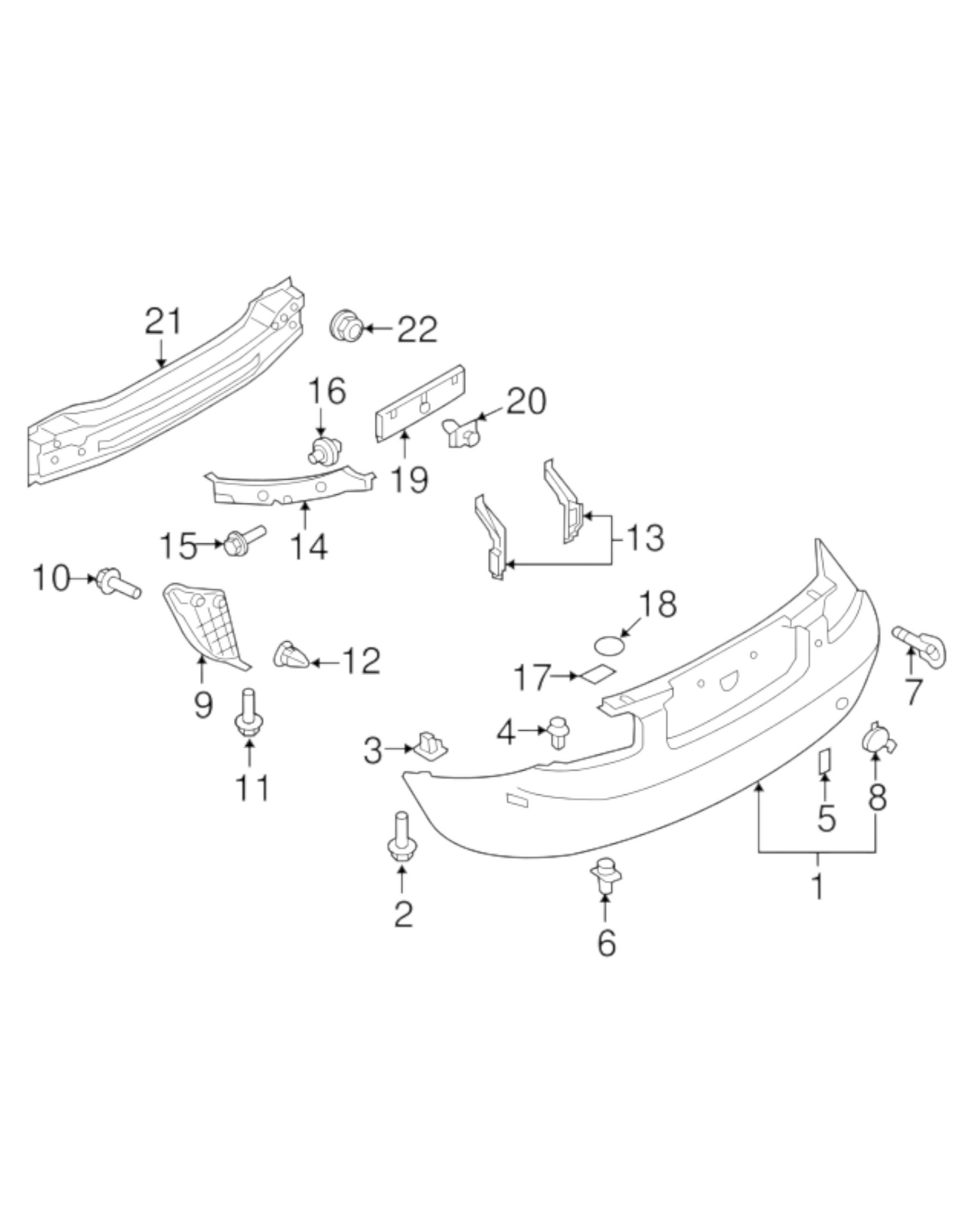 MX5 NC Rear Crash Bar (New)