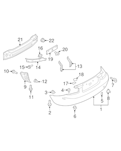 MX5 NC Rear Crash Bar (New)