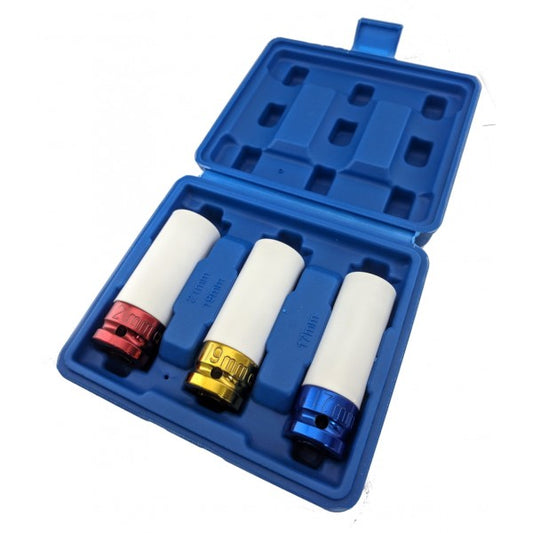 Impact Socket Set For Tyre Rims With Teflon Protection