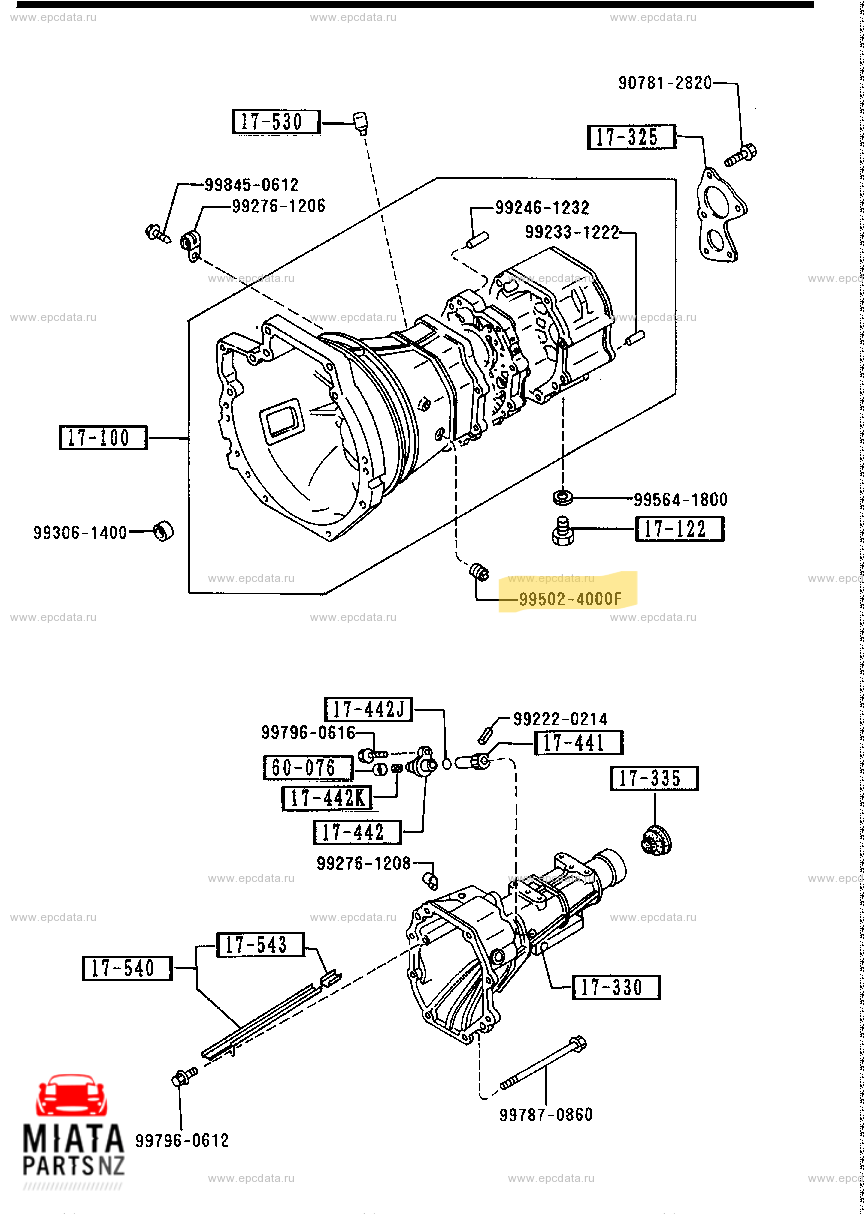 NA/NB Gearbox Filler Plug