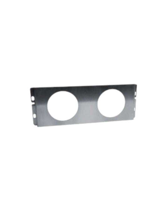 Bottom 1.5DIN Control Panel, 2x52mm Gauges