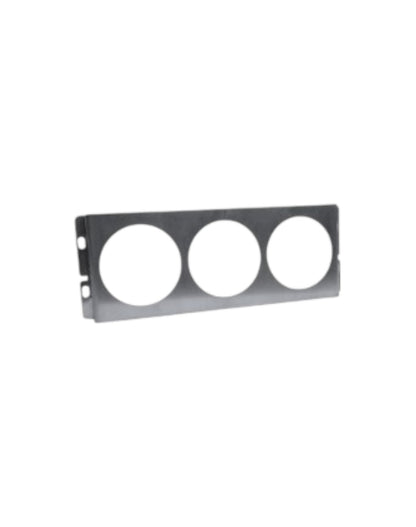 Bottom 1.5DIN Control Panel, 3x52mm Gauges