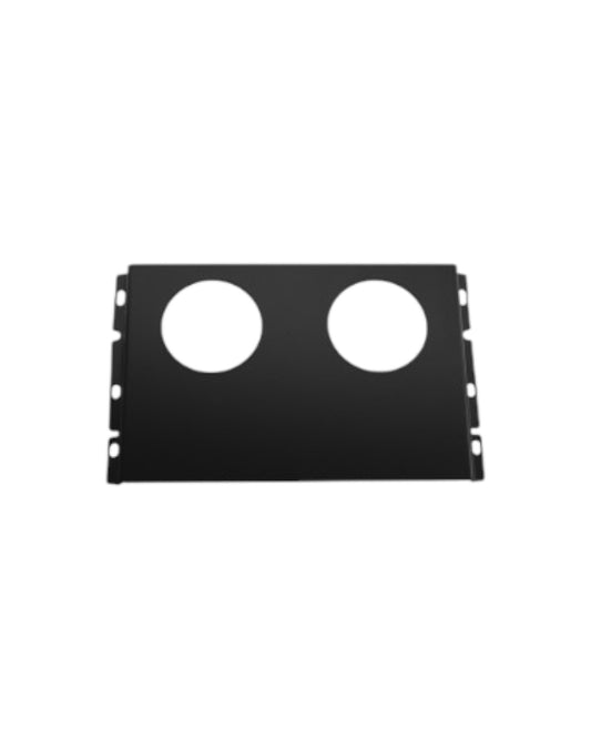 Bottom 2.5DIN Control Panel, 2x52mm Gauges