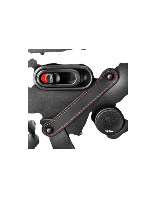 Door Pulls Real Leather Plain Stitched Design