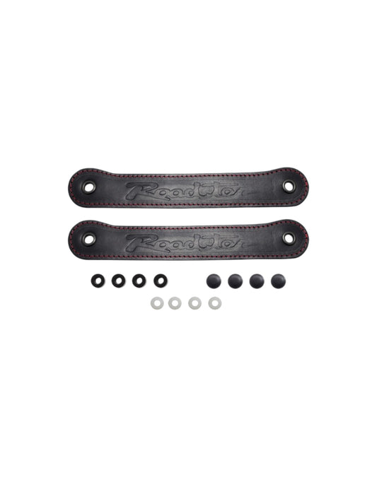 Door Pulls, Real Leather "Roadster " Embossing Stitched Design