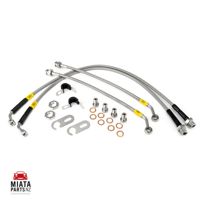 MX5 NC HEL Stainless Braided Brake Lines