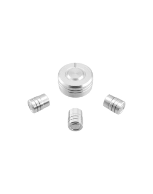 Heater Panel (HVAC) Aluminium Knobs NON-A/C Full SET