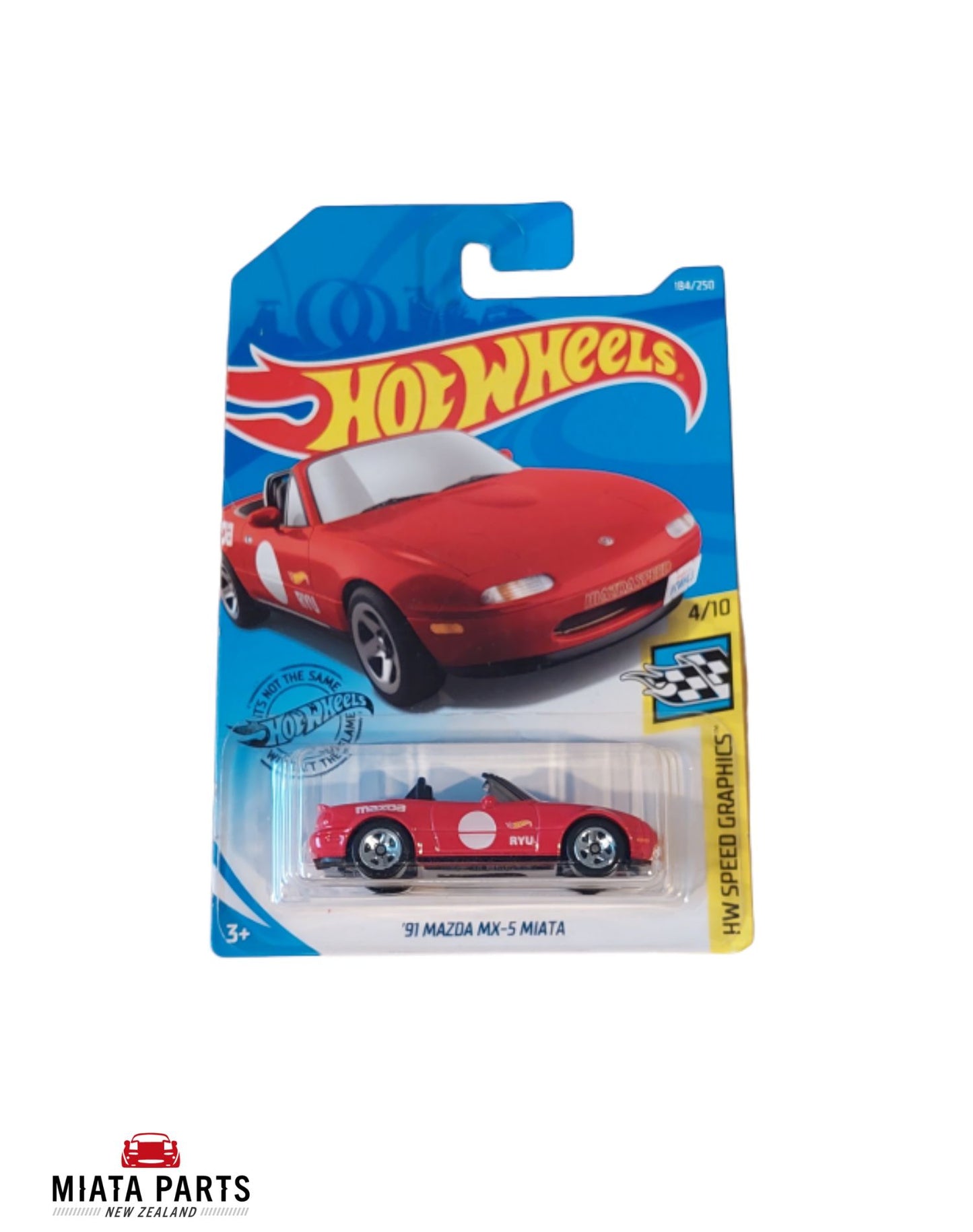 Hotwheels '91 Miata Red