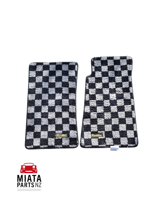 MX5 Chequered Floormats PAIR (Used)