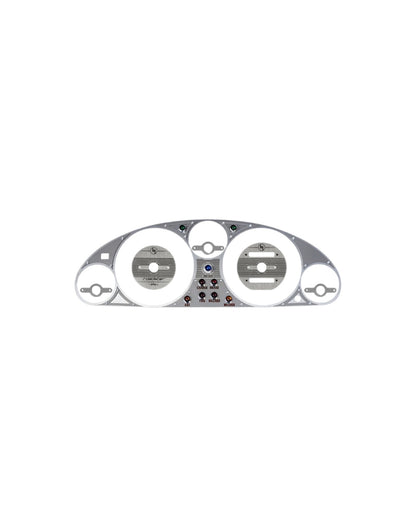 Instrument Cluster Bezel, Vintage Style ,Bi-Layer, Stainless Steel, NA