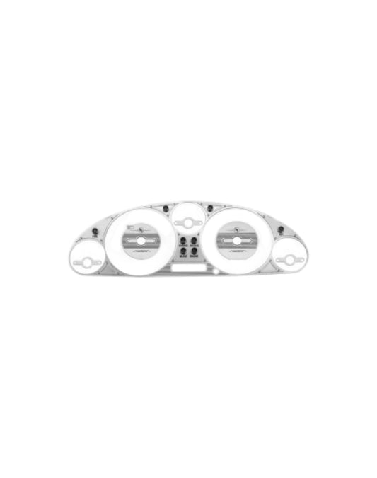 Instrument Cluster Bezel, Vintage Style , Bi-Layer, Stainless Steel, NB