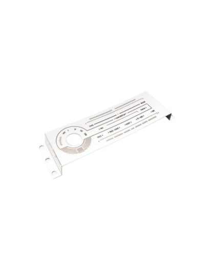 Labeled Brushed Stainless Heater Panel (HVAC), Backlight Colour Options