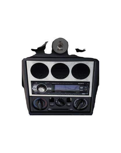 MK2/NB Stainless Radio Cage with 3x52mm Gauge Cut Outs