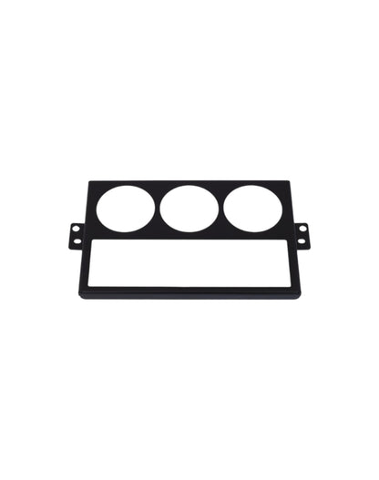 MK2/NB Stainless Radio Cage with 3x52mm Gauge Cut Outs