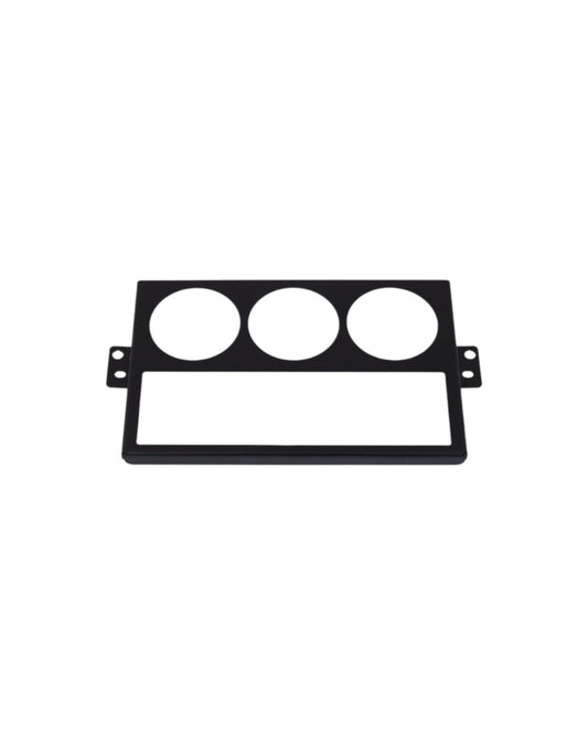 MK2/NB Stainless Radio Cage with 3x52mm Gauge Cut Outs