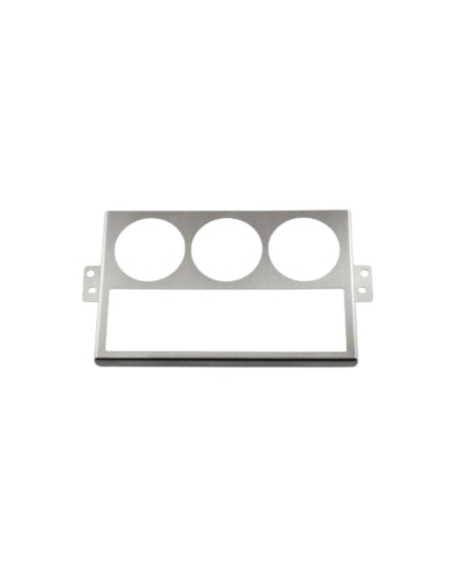MK2/NB Stainless Radio Cage with 3x52mm Gauge Cut Outs