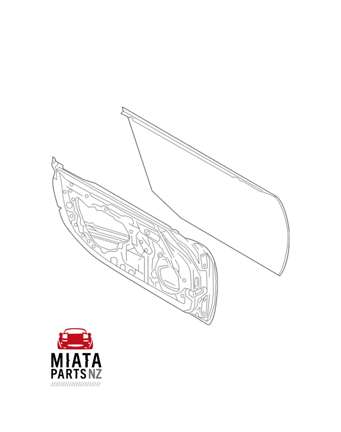 MX5 ND Door Shell (New) (Genuine)