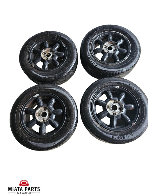 MX5 NA Daisy Wheels Black