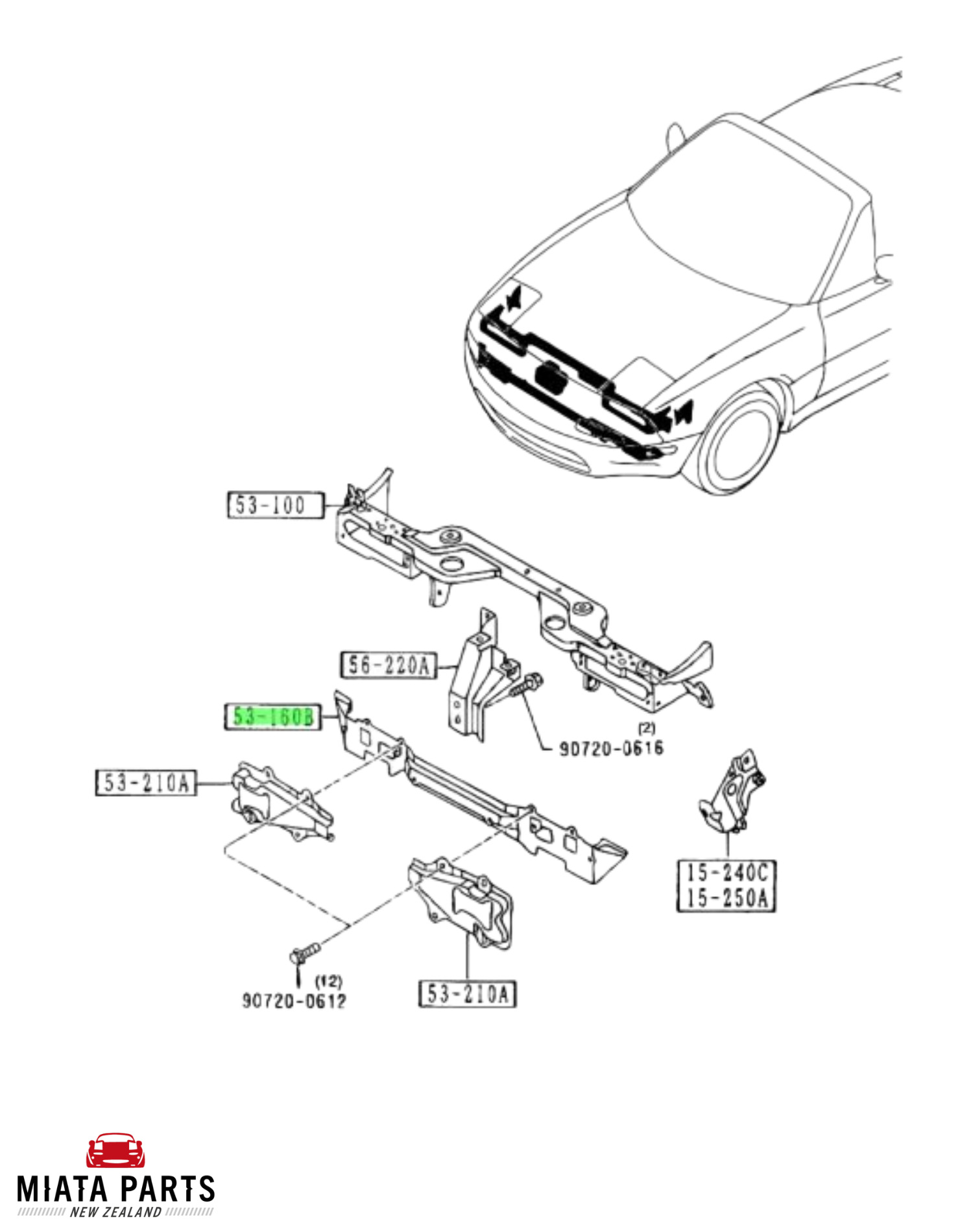 MX5 NA Front Crossmember