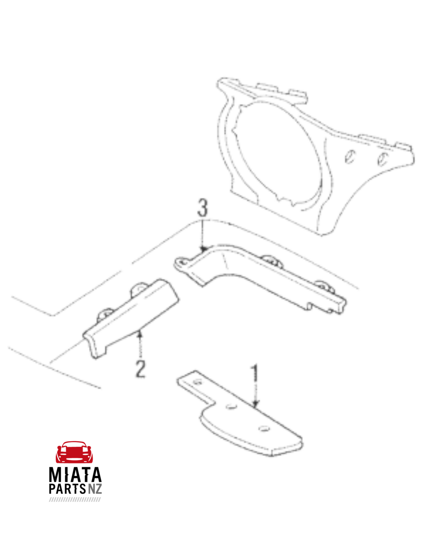 MX5 NA Headlight Protector Flap (Aftermarket)