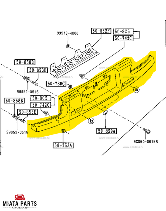 MX5 NA Rear Garnish Panel