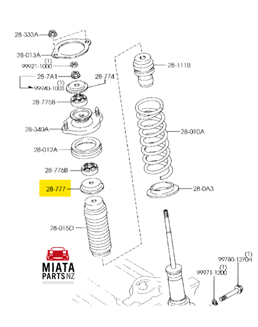 MX5 NB Front/Rear Suspension Washer Plate (New)