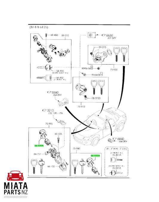MX5 NC Immobilizer Ignition Ring (New) (Genuine)