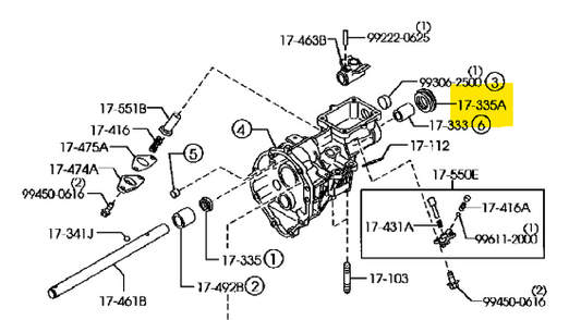 MX5 NC Gearbox Output Seal (6spd)