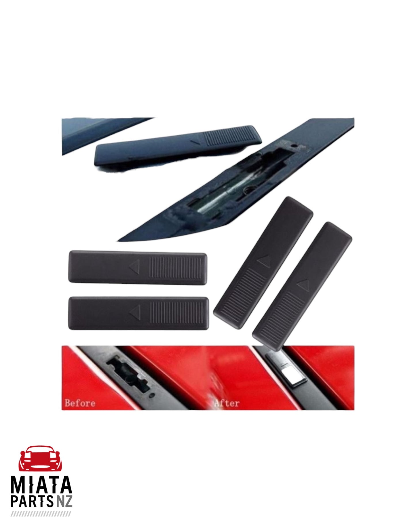 Mazda 3/6/2/CX5/CX7/CX9 Roof Rack Rail Covers (Set of 4)