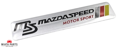 MazdaSpeed Badge
